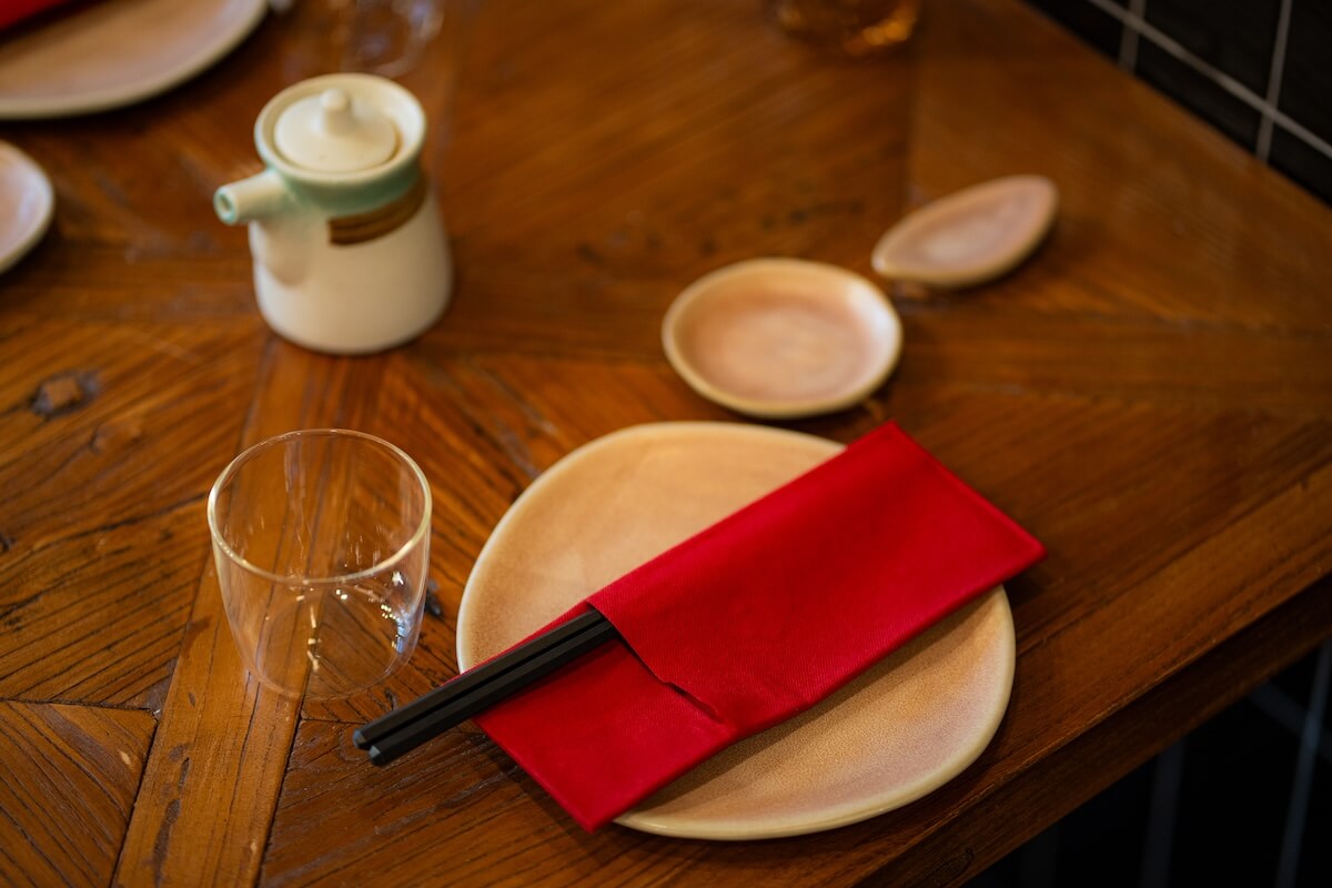Japanese table setting